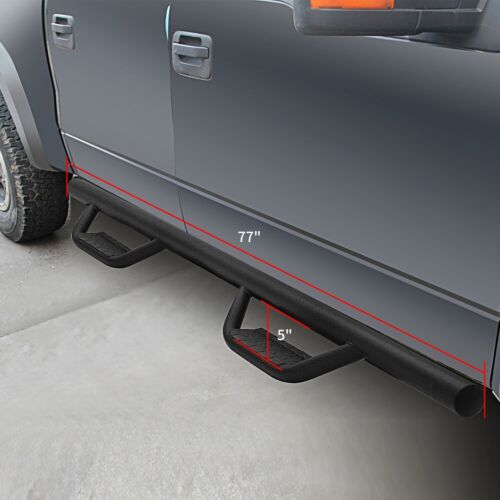 2005-2023 Toyota Tacoma Crew Cab (Double Cab) Side Steps Running Boards Step Bars Textured